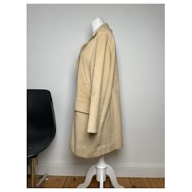 Givenchy-GIVENCHY Trench coats T.International L Wool-Beige