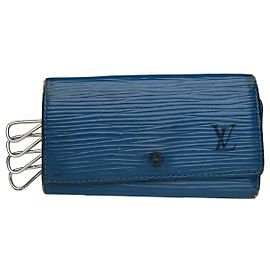 Louis Vuitton Lockme blaue Lederhandtasche Blau