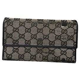 Clutch in cotone beige Gucci Ophidia Beige