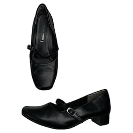 Autre Marque-NON SIGNE / UNSIGNED Heels T.EU 37 Leather-Black