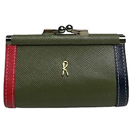 Autre Marque Bolsa de couro verde ROBERTA DI CAMERINO Verde