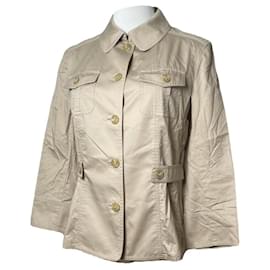 Burberry-BURBERRY Trench coats T.International L Cotton-Beige