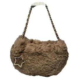 Autre Marque-SAMANTHA THAVASA Handbags T.  Faux fur-Brown