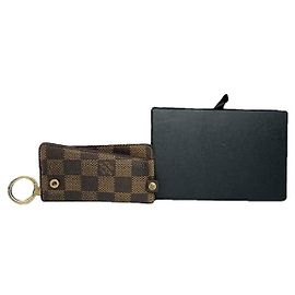 Bolsa de couro marrom Louis Vuitton Dauphine Marrom