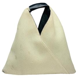 MM6 Beige Polyester Handbag Beige