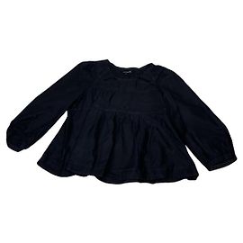 Isabel Marant Malha de Seda Preta Preto