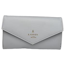 Lanvin-LANVIN Clutch bags T.  Leather-Blue