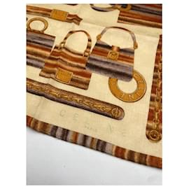 Céline-CELINE Scarves T.  Silk-Beige