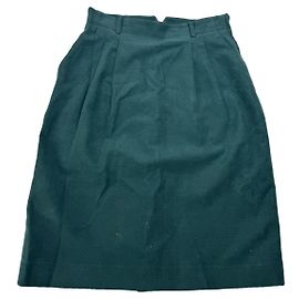 Falda de poliéster verde Dior Verde