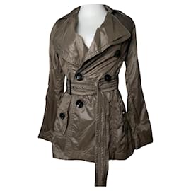 Burberry-BURBERRY Trench coats T.International S Polyester-Grey