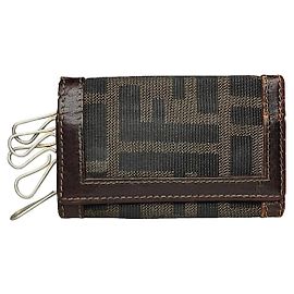 Fendi braune Lederhandtasche Braun