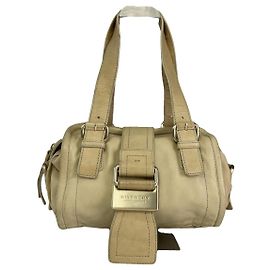 Bolsa de couro bege Givenchy Kenny Bege