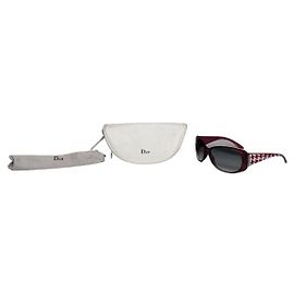 Dior Pink Plastic Sunglasses Pink