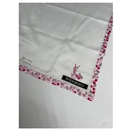 Yves Saint Laurent-YVES SAINT LAURENT Scarves T.  Cotton-Pink