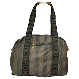 Fendi B Bag Black Cotton Handbag Black