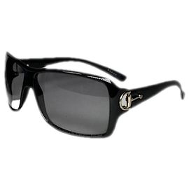Occhiali da sole in plastica nera Gucci Nero