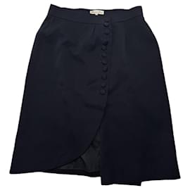 Dior-DIOR Skirts T.International M Wool-Navy blue