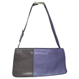 Sac à main en cuir verni violet Givenchy Whip Violet