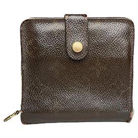Louis Vuitton Insolite Brown Leather Wallet Brown