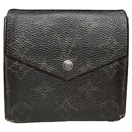 Portefeuille en cuir marron Koala Louis Vuitton Marron