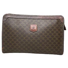 Céline Celine Brown Leather Handbag Brown