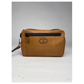 Autre Marque-NON SIGNE / UNSIGNED Clutch bags T.  Leather-Brown