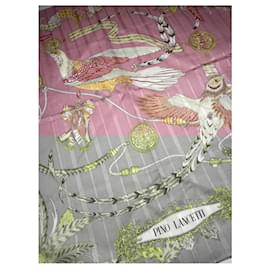Autre Marque-NON SIGNE / UNSIGNED Scarves T.  Silk-Pink