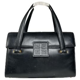 Givenchy 4G Black Leather Handbag Black