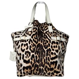 Yves Saint Laurent-YVES SAINT LAURENT Handbags T.  Leather-Brown