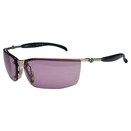Óculos de sol de metal roxo Chanel Roxo