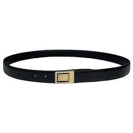 Pierre Cardin Black Leather Belt Black