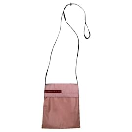 Sac à main en polyester rose Prada Rose