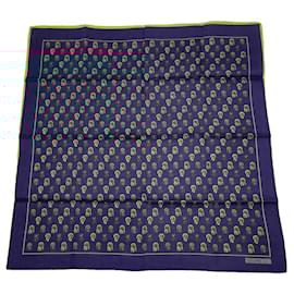 Céline-CELINE Scarves T.  Silk-Navy blue