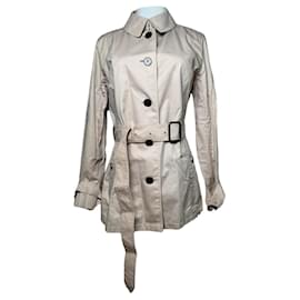 Burberry-BURBERRY Trench coats T.International M Cotton-Beige
