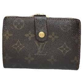 Louis Vuitton Juliette Brown Leather Wallet Brown