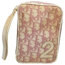 Bolsa de couro rosa Dior Saddle Rosa
