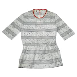 Top de algodón blanco Marni Blanco