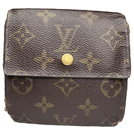 Louis Vuitton Retiro Brown Leather Wallet Brown