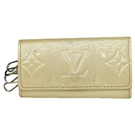 Bolsa de couro branco Lockme da Louis Vuitton Branco