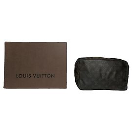 Pochette en cuir marron Louis Vuitton Marly Dragonne Marron
