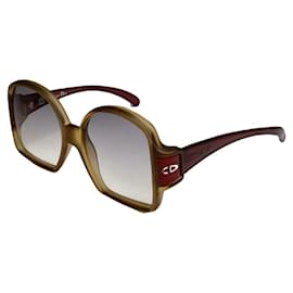 Dior Red Plastic Sunglasses Red