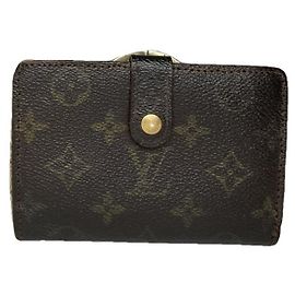 Louis Vuitton Juliette Brown Leather Wallet Brown