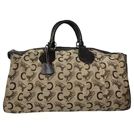 Céline-CELINE Travel bags T.  Cotton-Brown