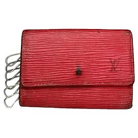 Bolsa de couro vermelho Dauphine da Louis Vuitton Vermelho