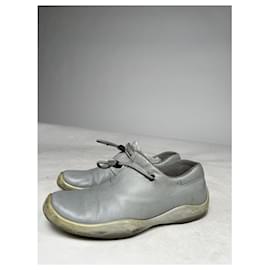 Prada-PRADA Trainers T.EU 40.5 Leather-Turquoise