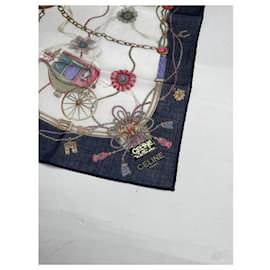 Céline-CELINE Scarves T.  Silk-Black
