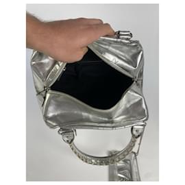 Balenciaga-BALENCIAGA Handbags T.  Leather-Silvery