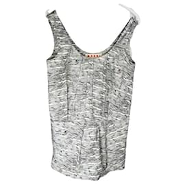 Top de algodón gris Marni Gris