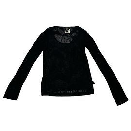 Tricot en polyester noir Versace Jeans Couture Noir