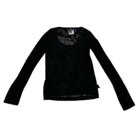 Schwarze Polyester-Strickware von Versace Jeans Couture Schwarz